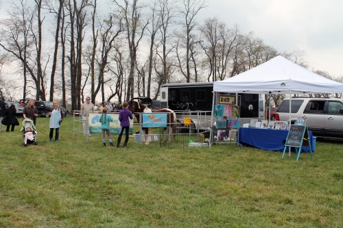 painting pony at the point to point races